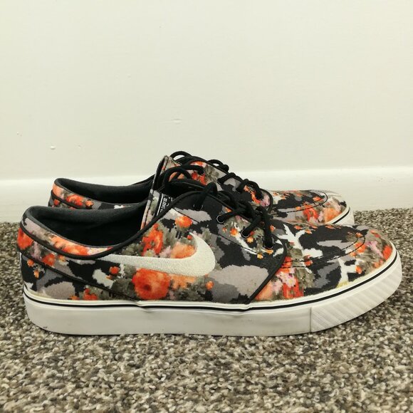 Nike Zoom SB Stefan Janoski Zoom Digi Floral Orange Mens Size 11 482972 908 Shoes